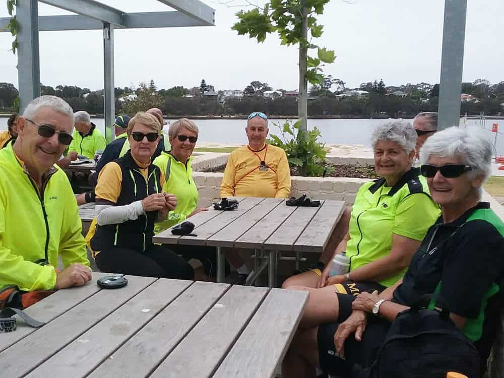 A rest by the river at Mount Henry